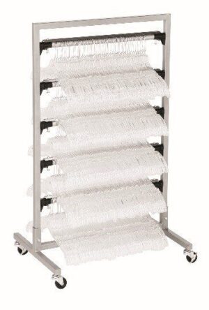 Hangers mobile collection rack